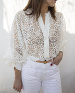 Carica l'immagine nel visualizzatore di Gallery, WIDE Sleeves Blouse