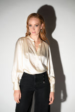 Carica l'immagine nel visualizzatore di Gallery, IDEALE BLOUSE Raso