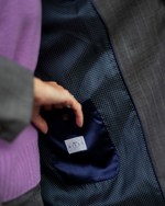 Carica l'immagine nel visualizzatore di Gallery, BLAZER GESSATO GRIGIO