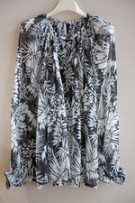Carica l'immagine nel visualizzatore di Gallery, PERFETTA Blouse Chiffon fantasia foliage