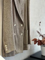 Carica l'immagine nel visualizzatore di Gallery, BLAZER SPIGATO CORDA IN PURA SETA GREZZA