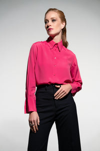 MEN'S SHIRT in pure silk crêpe de chine