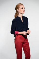 Load image into Gallery viewer, Shirt - two tone cuffs -
