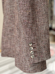 BLAZER TWEED lino e seta