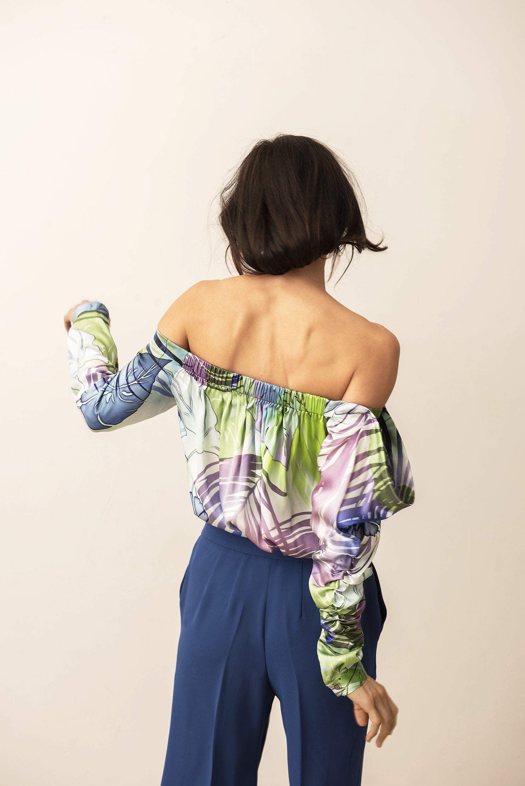 IPANEMA PALM BLOUSE